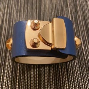 LaLucca Leather Bracelet with Studs